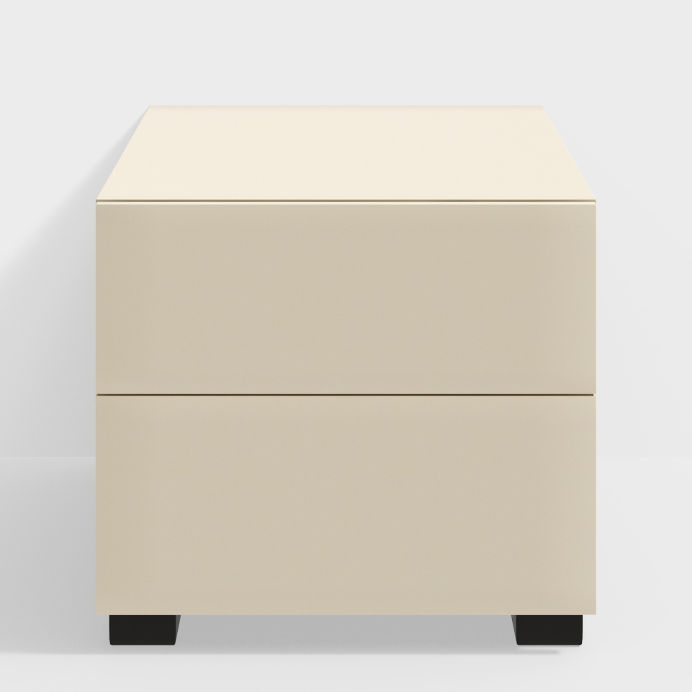 Banqueta DREAM MO02 de cuero beige de Poliform