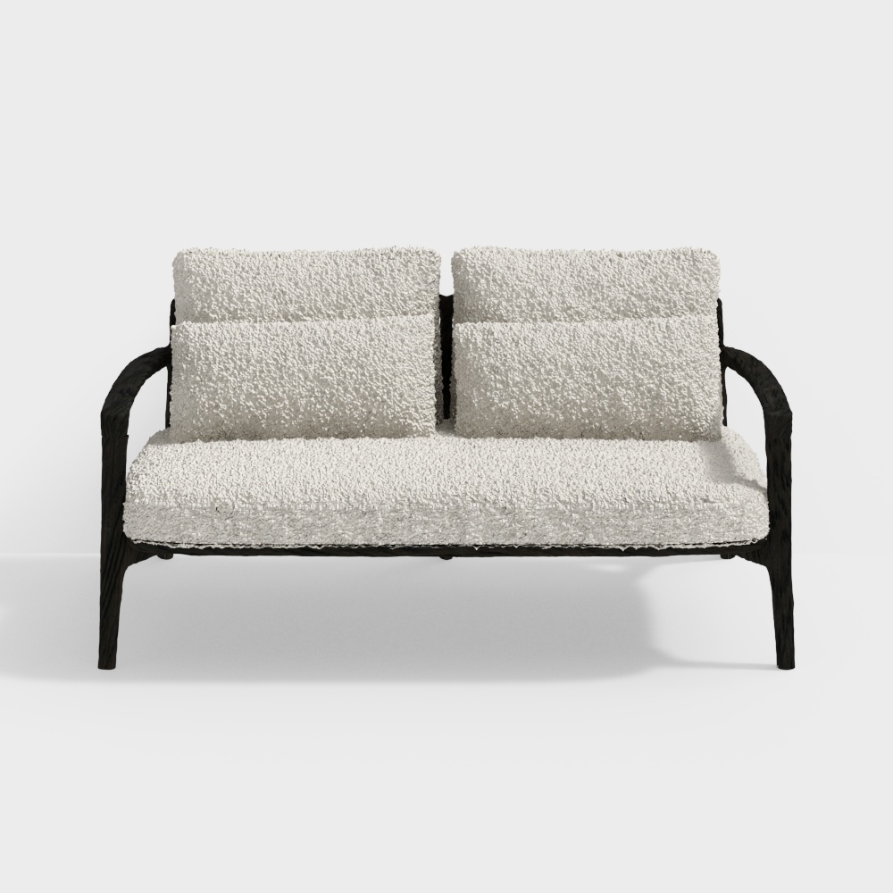 Poliform MAGNOLIA sofa MGDI154 White fluffy love s