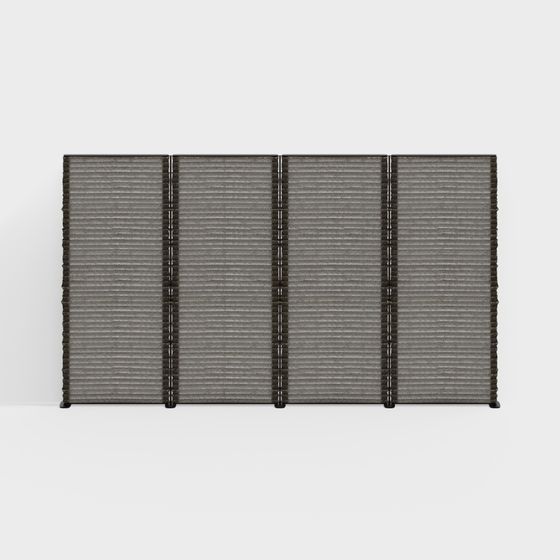 Low Poly Artistic Room Divider 3D model