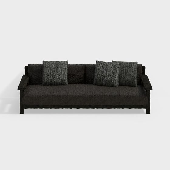 Urban Comfort Sofa 3D model