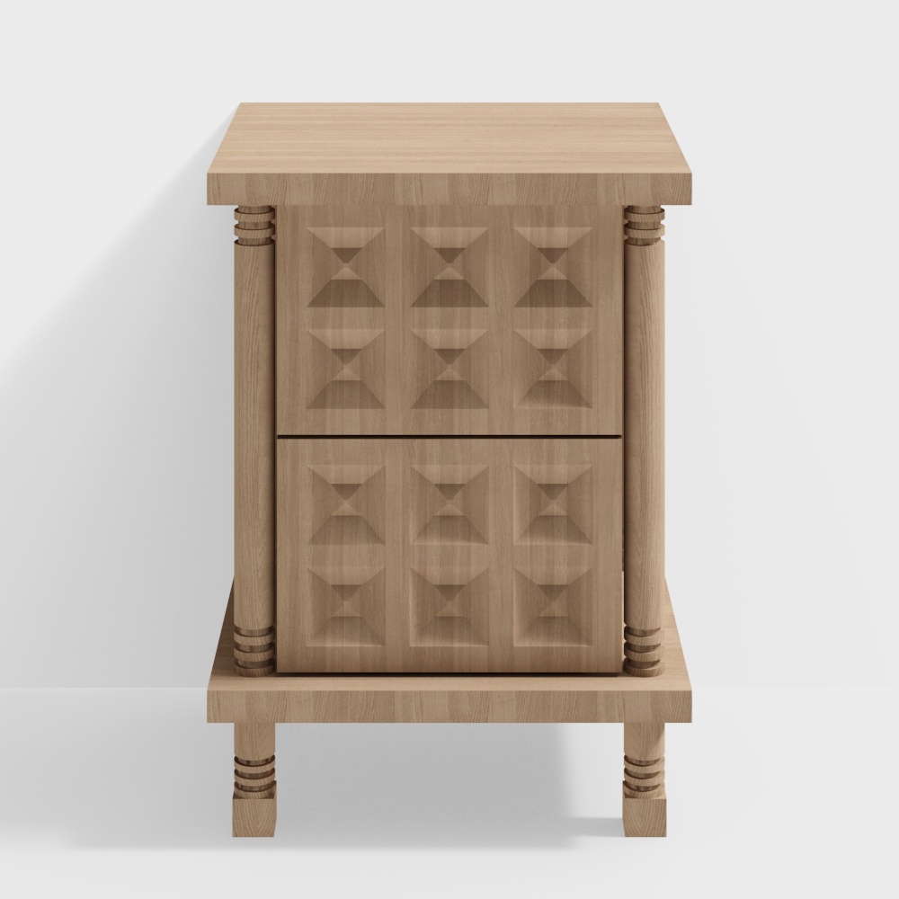 Ancient style nightstand