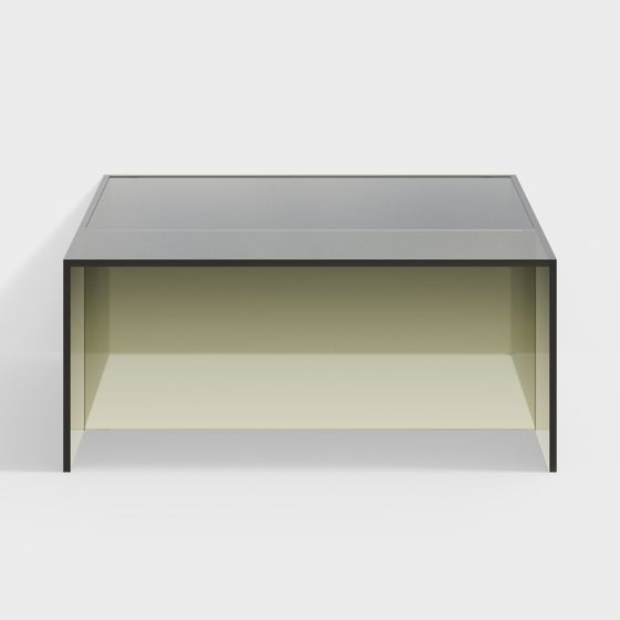 Stylish Glass Table 3D model for Modern Interiors