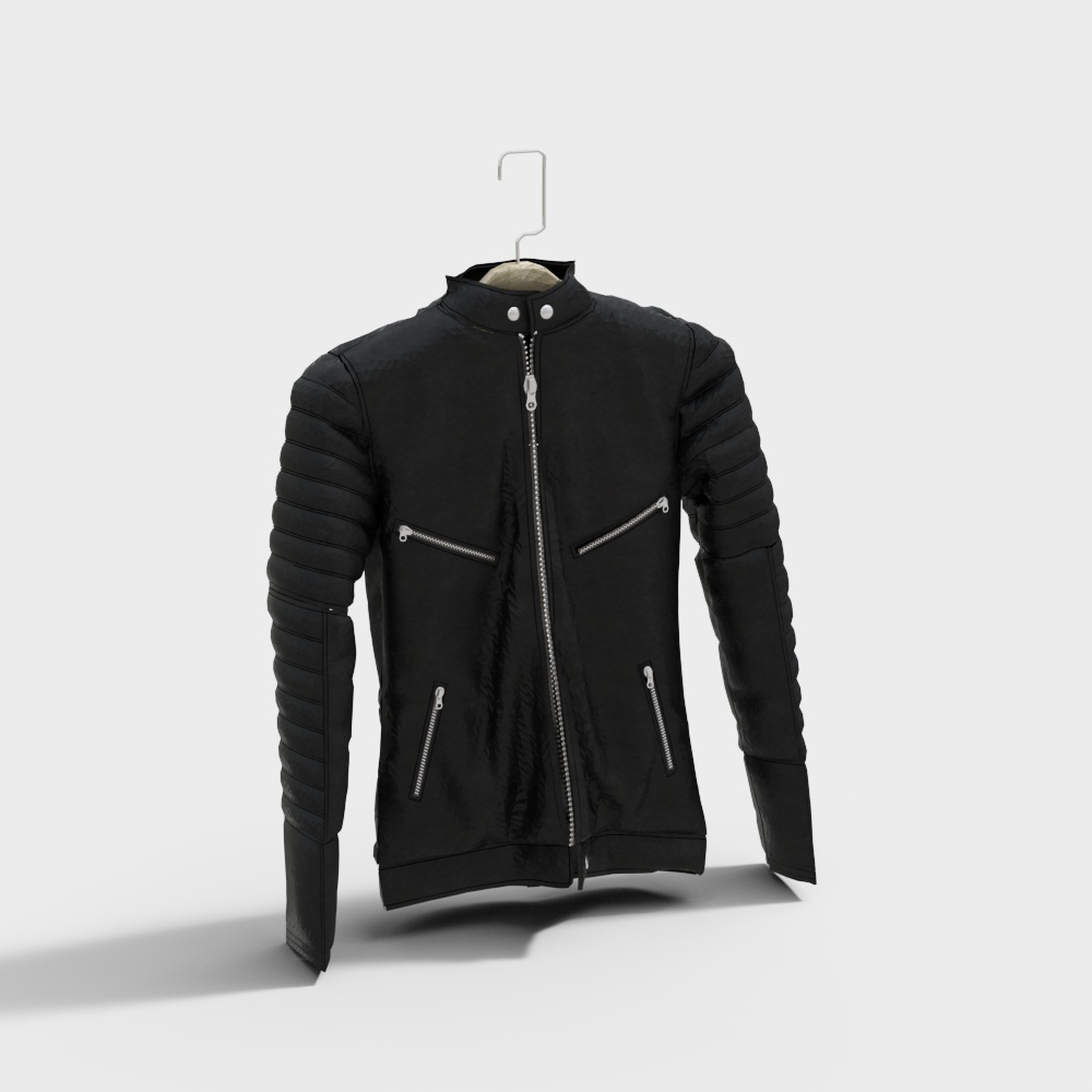 Stylish Low-Poly 3D Jacket Model for Creative Projects