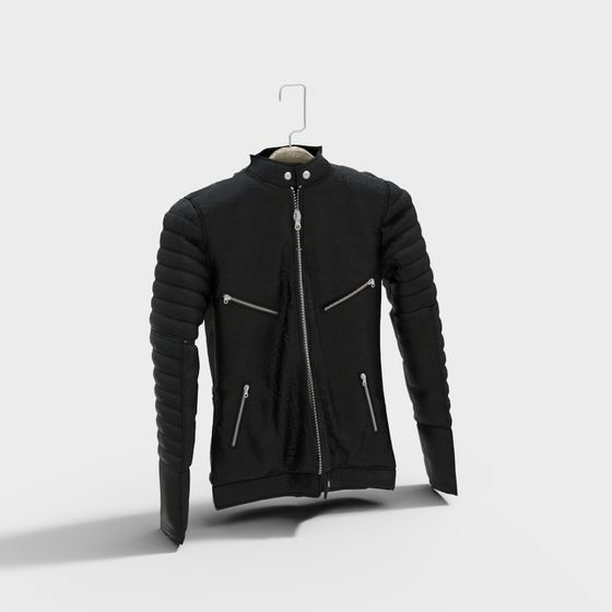 Stylish Low-Poly 3D Jacket Model for Creative Projects