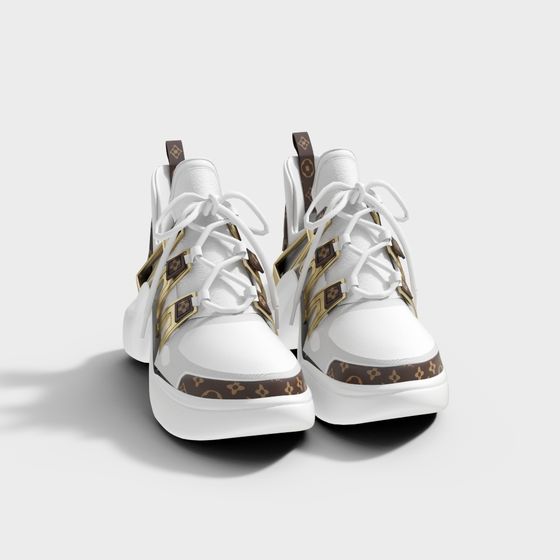 Urban Luxe Sneakers 3D model