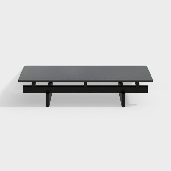 Minimalist Urban Long Table 3D model for Versatile Use
