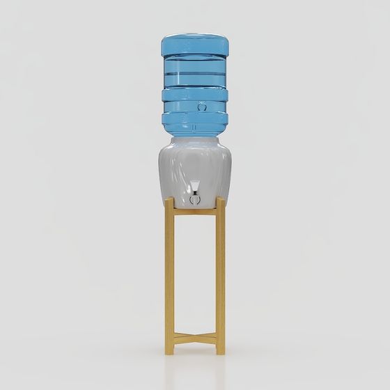 Stylish Water Dispenser 3D model for Modern Spaces