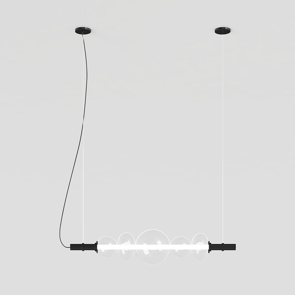 Modern Minimalist Low-Poly Chandelier 3D model