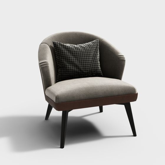 Cozy Lounge Chair 3D model