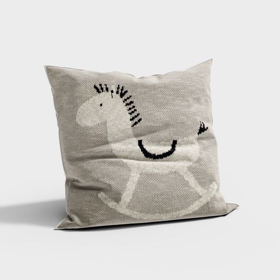 Unicorn Cushion 3D model for Creative Spaces