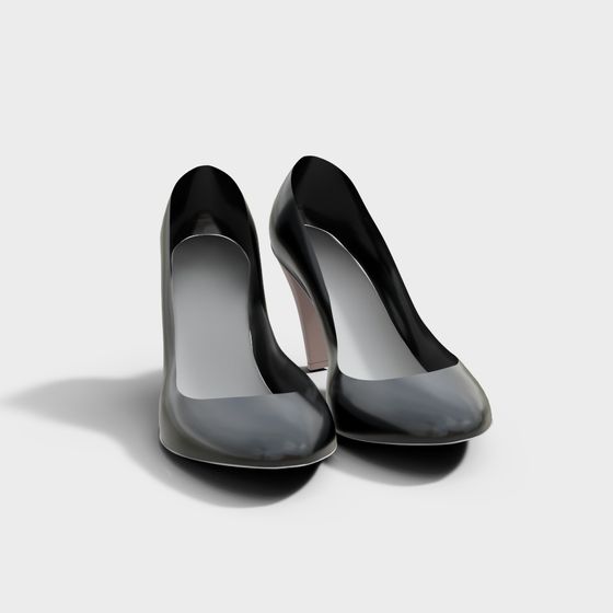 Urban Light High Heel Shoes 3D model