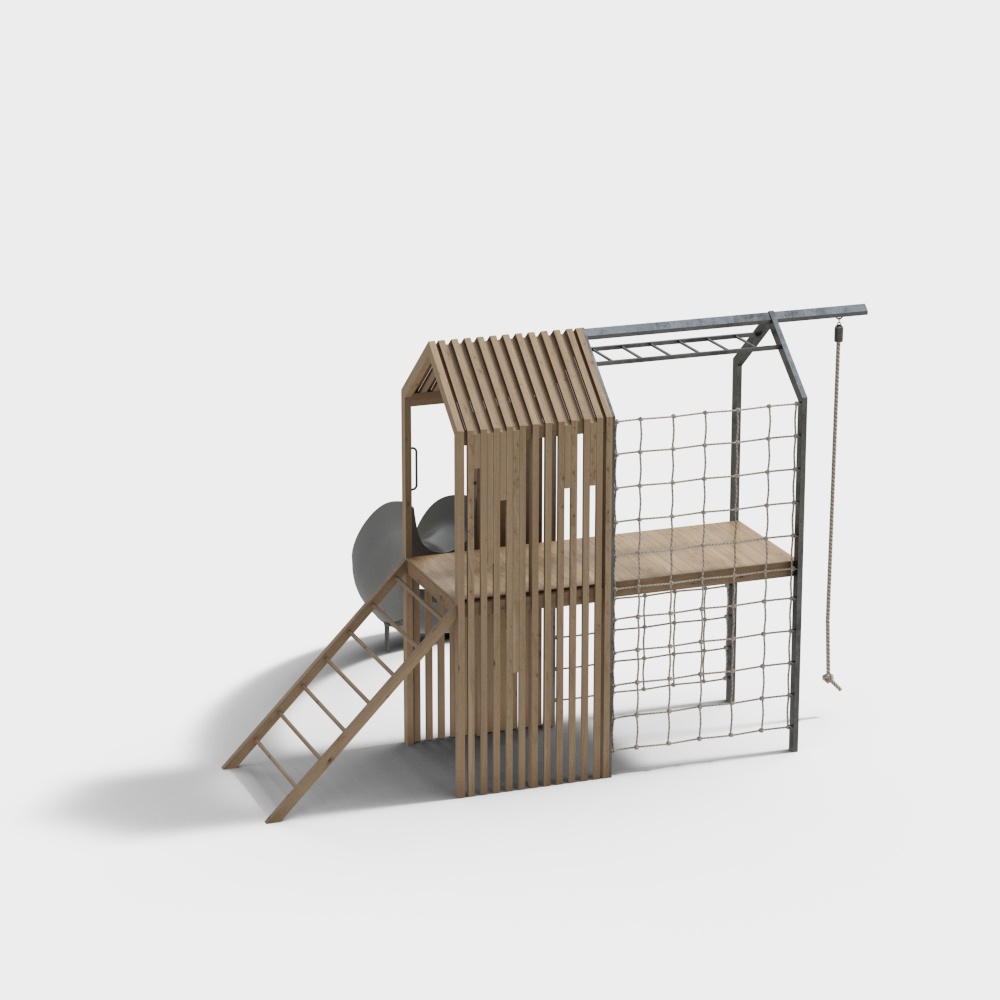 Childlike Climbing Frame 3D model