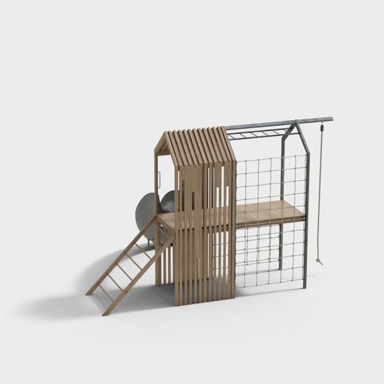 Childlike Climbing Frame 3D model
