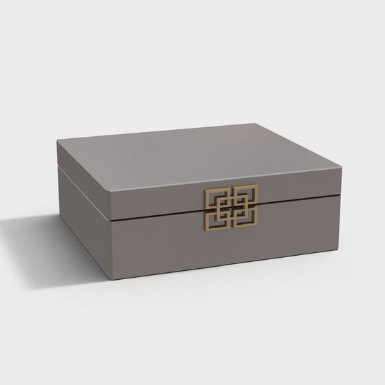Elegant Storage Box 3D model for Diverse Projects
