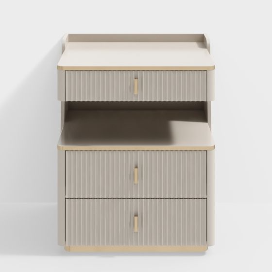 Urban Alley Storage Cabinet 3D model