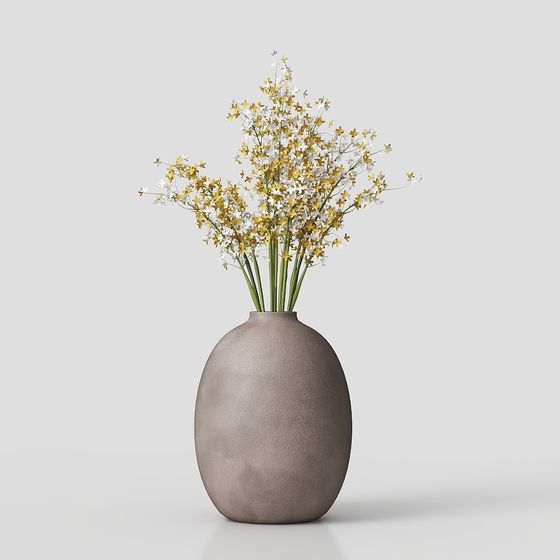 Floral Harmony 3D model