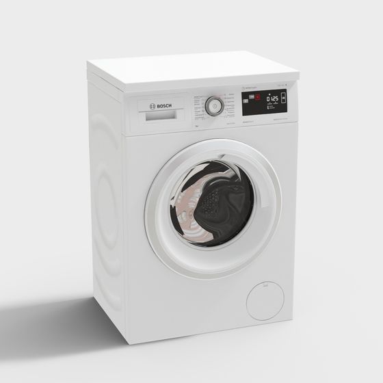 Bosch Washing Machine 3D Model for Modern Home Design