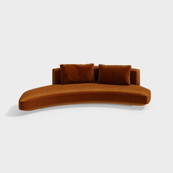 Curve Comfort Sofa 3D model