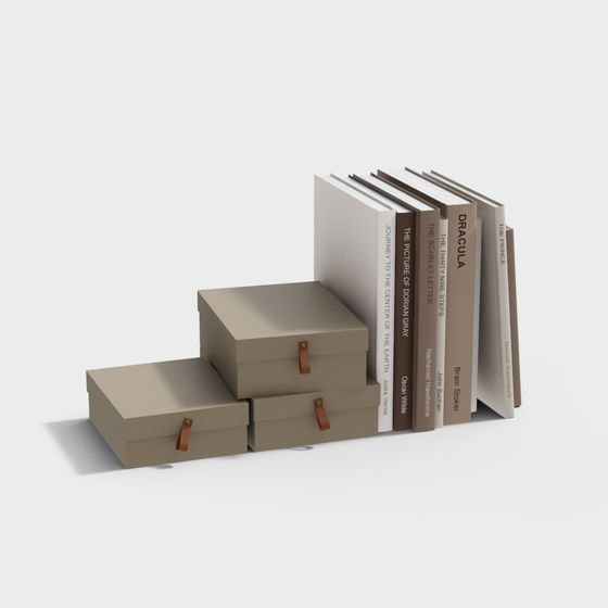 Bookshelf Harmony 3D model