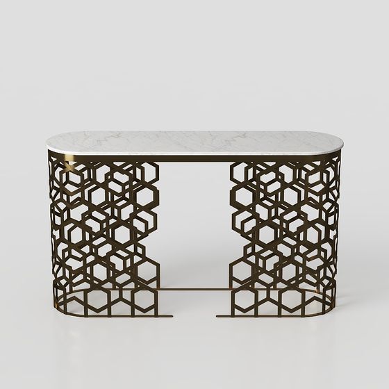 Geometric Charm Table 3D model