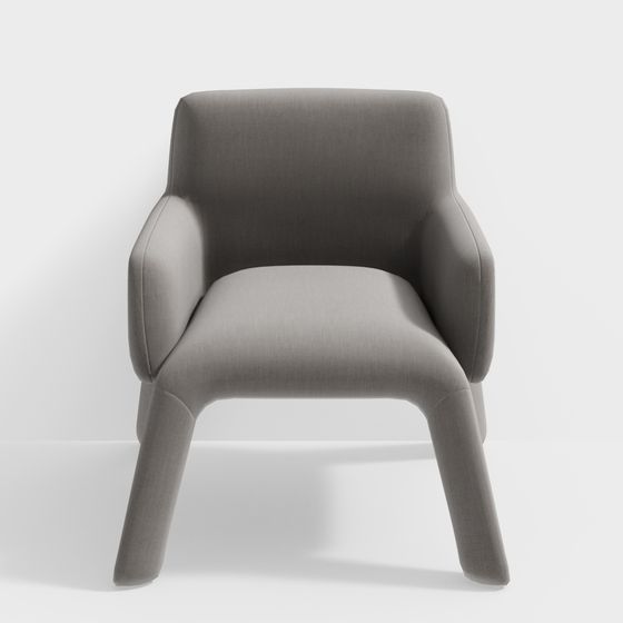 Elegant Urban Sofa 3D model for Contemporary Spaces