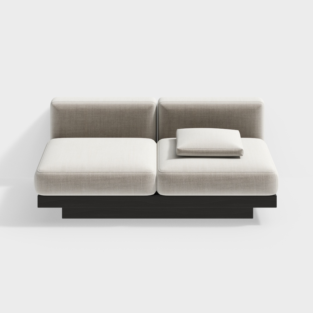 양인용 본 블랙 실내 루돌프 벤치