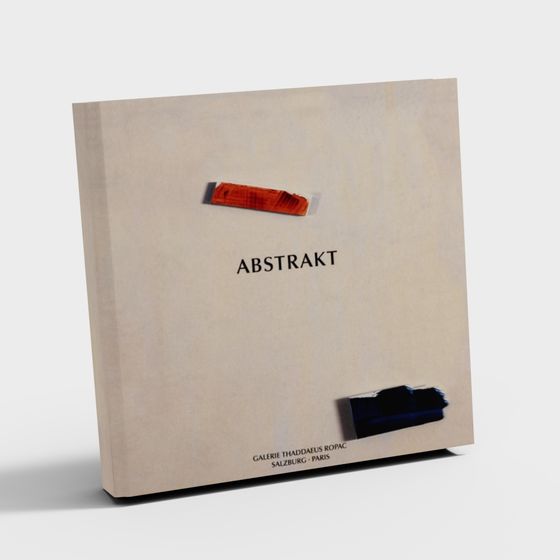 Abstract Canvas 3D model for Creative Projects