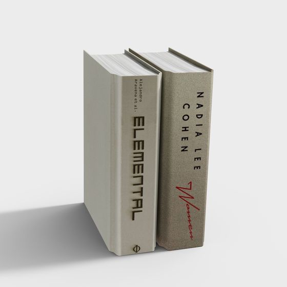 Stylish Book 3D Model for Modern Design