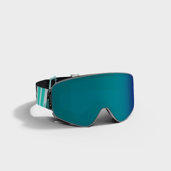 Futuristic Ski Goggles 3D model