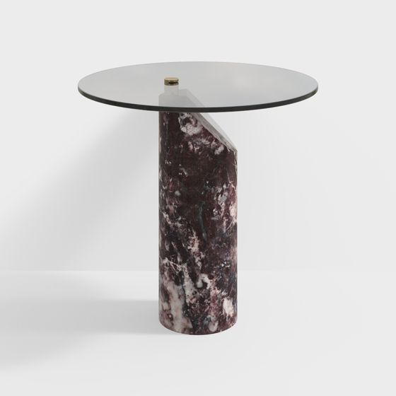 Elegant Round Table 3D model for Modern Aesthetics