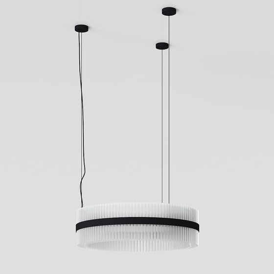 Elegant Low Poly Chandelier 3D model for Modern Spaces