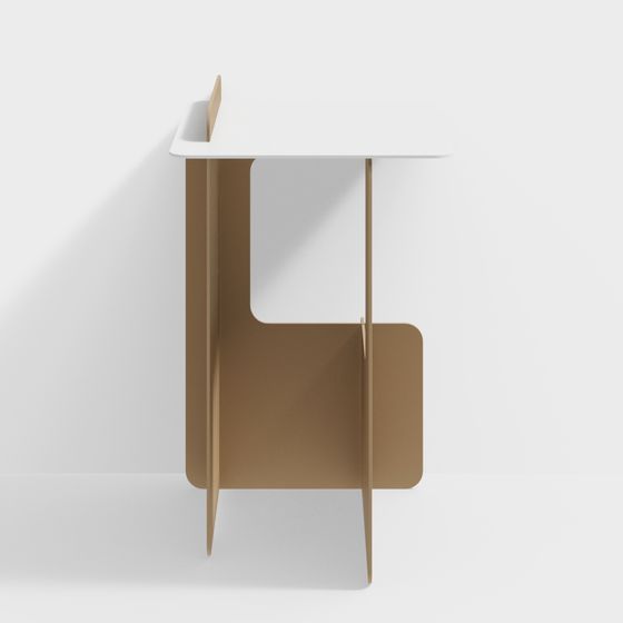 Urban Corner Side Table 3D model for Creative Projects