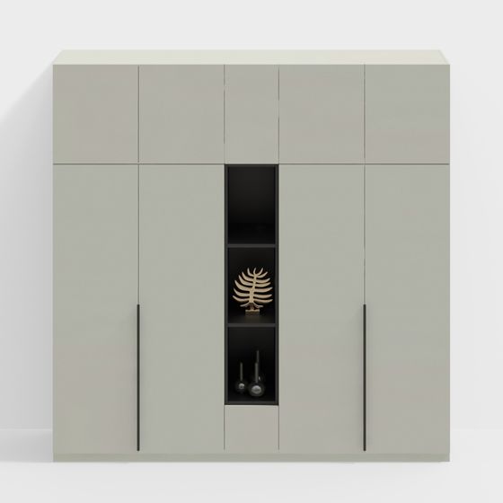 Urban Window Storage Cabinet 3D model