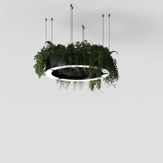 Vibrant Air Garden Pendant Lamp 3D model