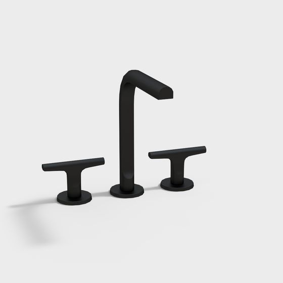 Urban Faucet Low-Poly 3D model