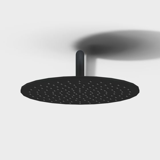 Minimalist Dome Shower Head 3D model