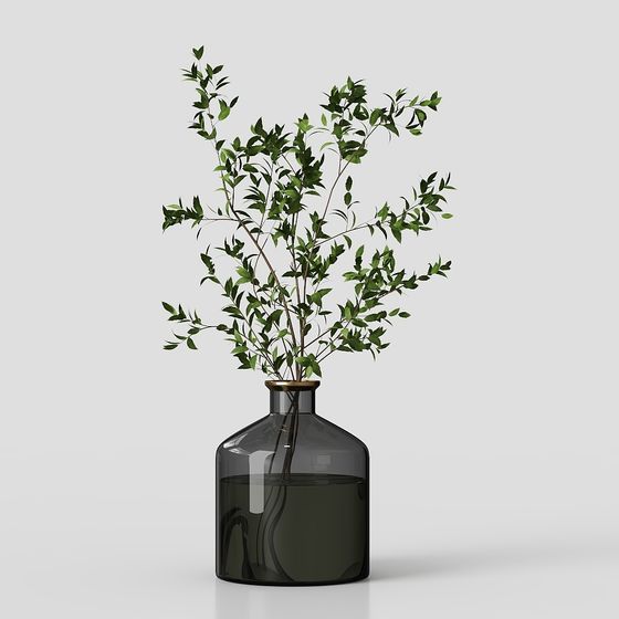 모던 수중 식물 화병 05