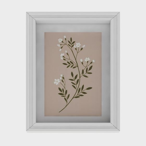 Spring Blossoms 3D model