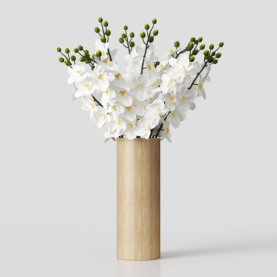 Orchid Bloom 3D model