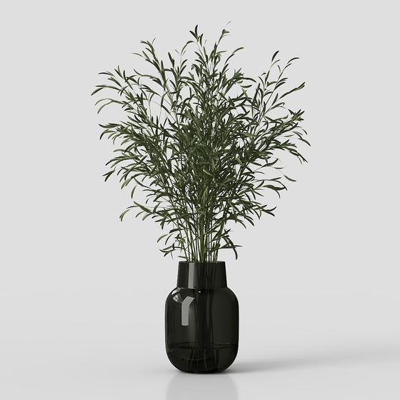 Bamboo Forest Vase 3D model
