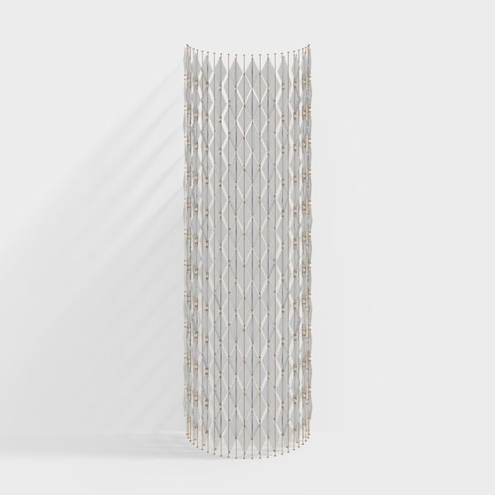 Origami Screen 3D model - Low Poly High Detail