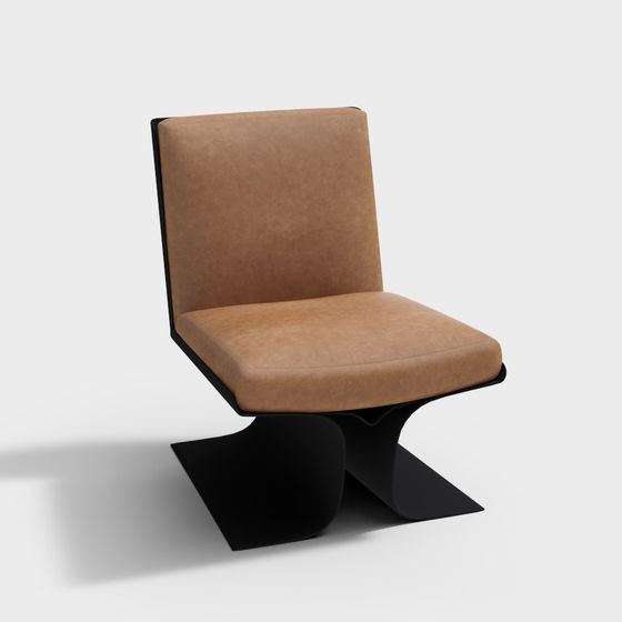 Streamlined Leisure Chair 3D model