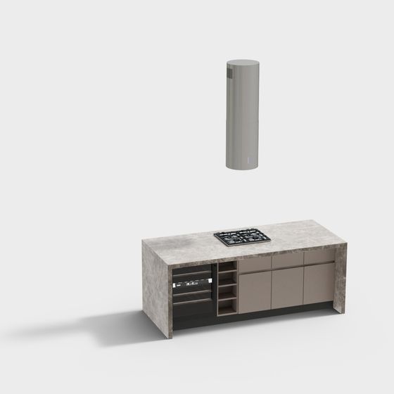 Urban Kitchen Island 3D model