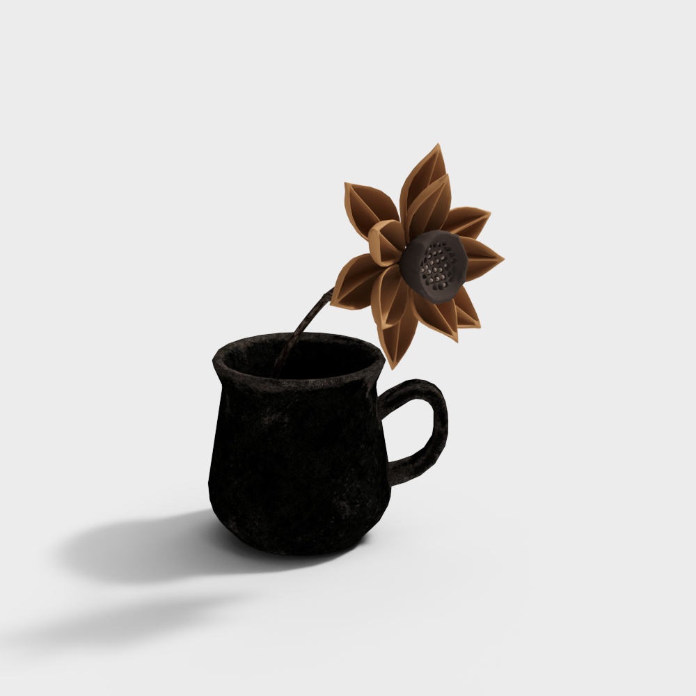 Ancient style flower decoration