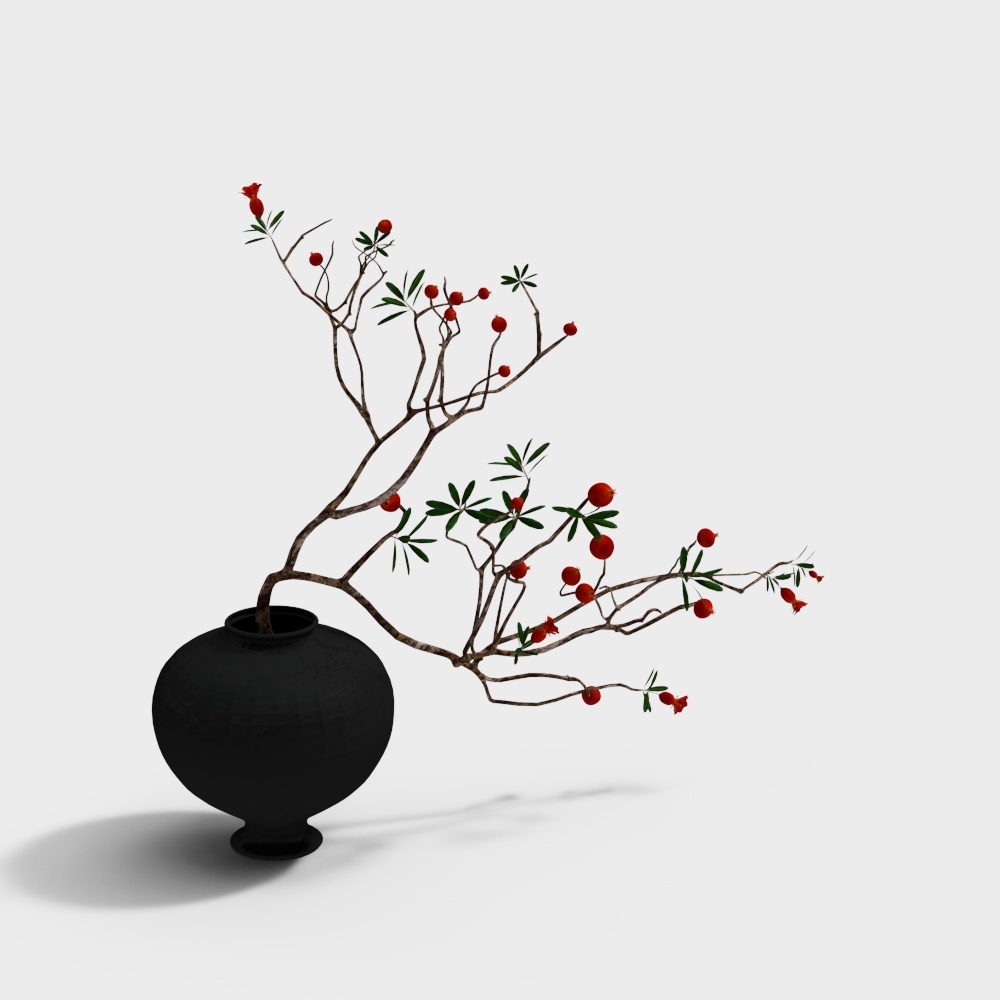 Ancient style flower decoration