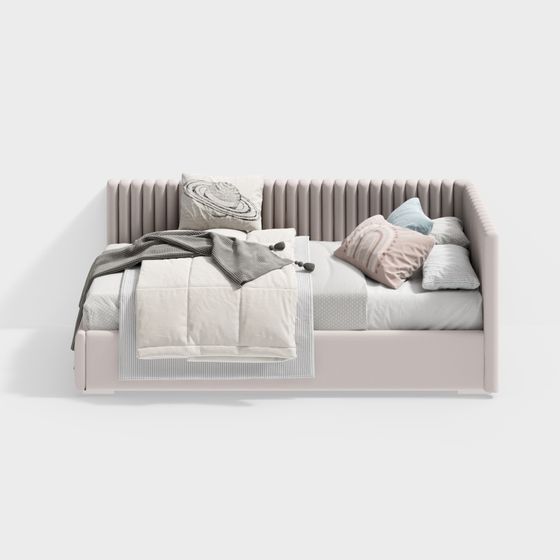 Cozy Retreat Bed 3D model