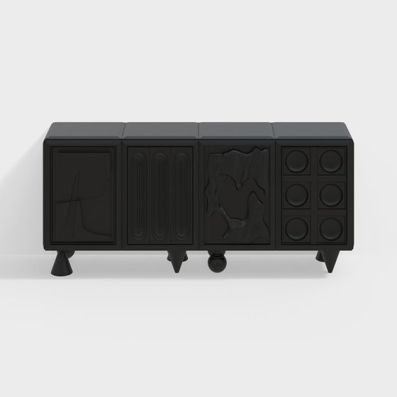 侘び寂び玄関キャビネット