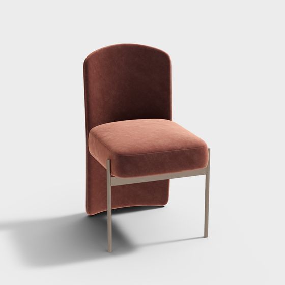 Unique Low-Polygon Chair 3D model