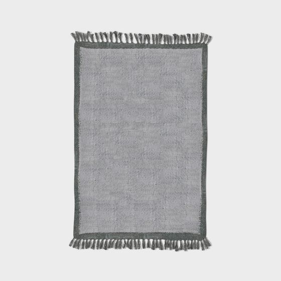 Elegant Gray Carpet 3D model for Modern Interiors