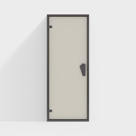 Sleek Minimalist Door 3D model